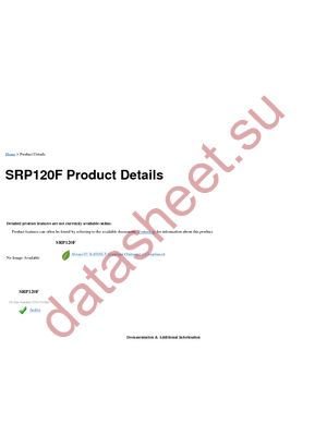 SRP120F datasheet  